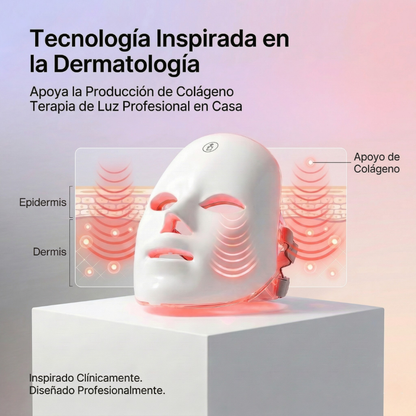 Lumeva Skin™ Máscara LED Facial. Ilumina y Renueva